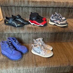 Nike Puma Timberland Kids' Sneakers shoes size 9